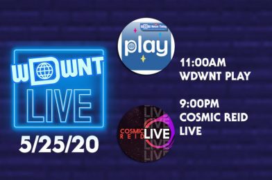 TODAY on WDWNT LIVE: More “Disneyland Adventures” on WDWNT Play at 11:00 AM, Plus Imagineering Attractions on Cosmic Reid Live at 9:00 PM!