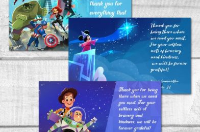 Disney Cast Members Made #DisneyMagicMoments with Thank-You Cards for Frontline Healthcare Workers!