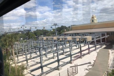 Aerial Photos Give Us a Peek at the Disney Skyliner Gondolas During the Temporary Closure
