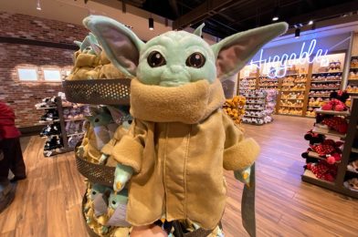 PHOTOS: New Baby Yoda “The Child” Plush Debuts at Disney Springs