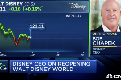 Disney CEO Bob Chapek Comments on Walt Disney World Reopening, Limited Resort Availability, and More in Latest CNBC Interview