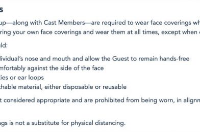 Walt Disney World Quietly Updates Age Requirement for Face Coverings