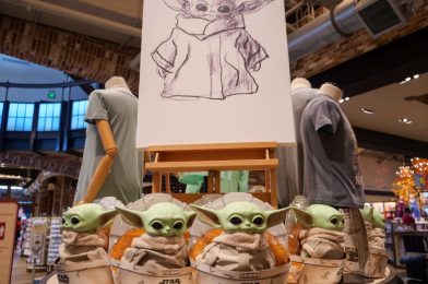 PHOTOS: New Baby Yoda Toy Doll Appears at World of Disney in Disney Springs