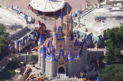 PHOTOS: Cinderella Castle Repainting at the Magic Kingdom Nears Completion