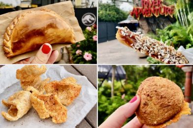REVIEW: “Natural Selections” in Jurassic Park Hatches New Menu Featuring Dulce de Leche Churro, Beef Empanada, Chicharrones, and More