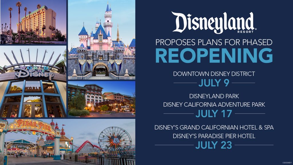 Disneyland is Scheduled to reopen on July 17, 2020 Disney by Mark