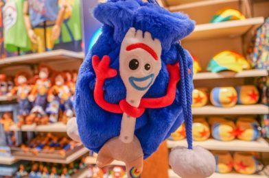 PHOTOS: Furry New “Toy Story 4” Forky Bag Causes a Stir in Disney Springs