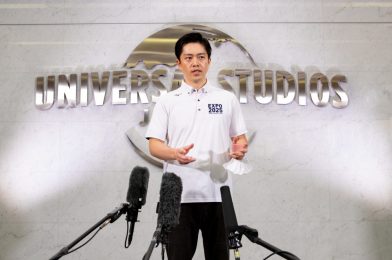 Osaka Prefecture Governor Visits Universal Studios Japan