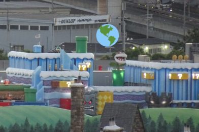 PHOTOS: First Look at Nighttime Lighting, Piranha Plants, Thwomp, and the Red Glow of Bowser’s Castle at Super Nintendo World in Universal Studios Japan