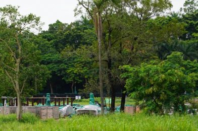 PHOTOS: Construction Update for “Wandering Oaken’s Sliding Sleighs” Attraction at Hong Kong Disneyland