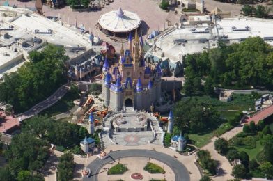 Take a Peek at the New Sparkling Paint Job on Cinderella Castle