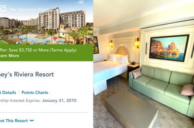 Disney Vacation Club Now Advertising Add-On Points Pricing via Online Member Portal