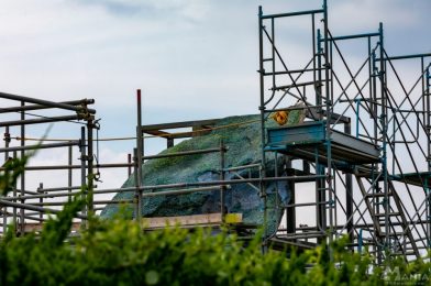 PHOTOS: Rock-Work in Progress Spotted at Fantasy Springs Expansion of Tokyo DisneySea