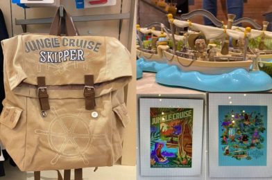 PHOTOS: New Jungle Cruise Art Prints, Skipper Knapsack, and Pullback Toy Sail into Disney Springs