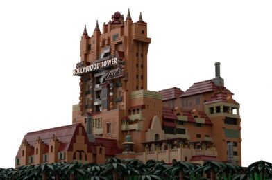 PHOTOS: The Twilight Zone Tower of Terror Gets a Brick-Chilling LEGO Makeover in New Model Concept Art