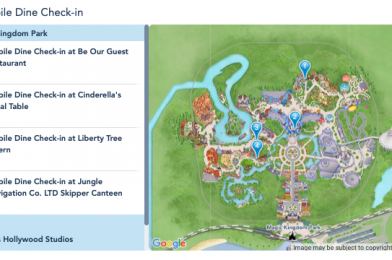 Full List of New Mobile Dine Check-In Participating Restaurants at Walt Disney World Resort