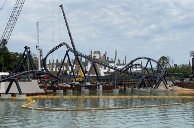 PHOTOS: Oscillating Helix Among New Roller Coaster Track Installed for Jurassic Park “Velocicoaster” at Universal’s Islands of Adventure