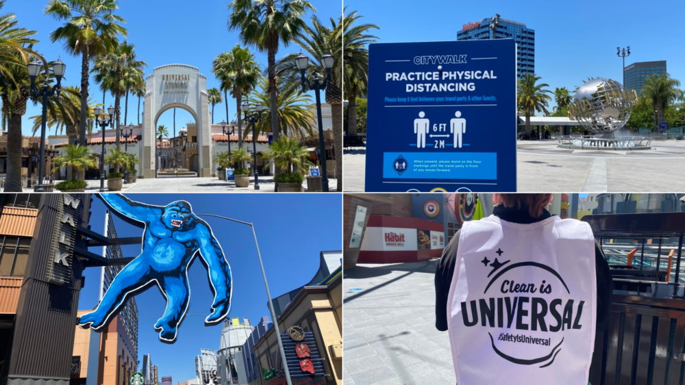 PHOTO REPORT: Universal CityWalk Hollywood 6/10/20 (Grand Reopening, Social Distancing, A Peek Into Hollywood Studios, Toothsome Construction, and More!)