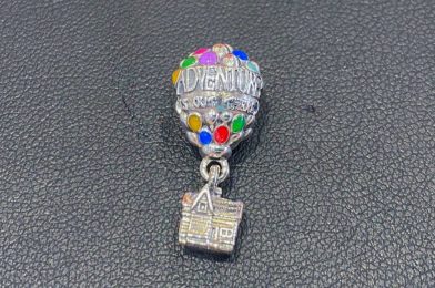 PHOTOS: New UP “Adventure is Out There” Pandora Charm Drifts into Disney Springs