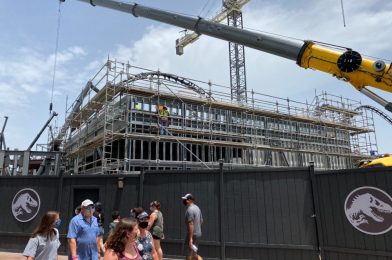 PHOTOS, VIDEO: Track Installation Continues for Jurassic Park’s “Velocicoaster” at Universal’s Islands of Adventure