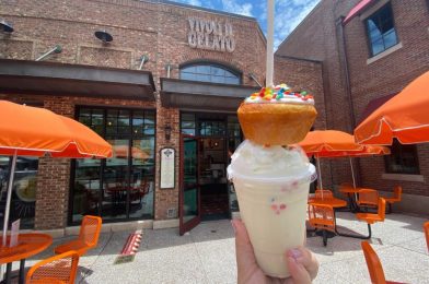 REVIEW: Celebrate the Grand Reopening of Vivoli il Gelato with the New Birthday Cake Shake at Disney Springs