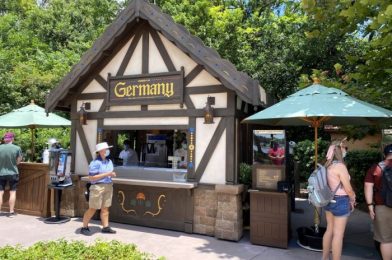 REVIEW! Bratwurst and Beer Are BACK at the Germany Booth for the EPCOT Food and Wine Festival