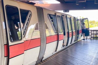 PHOTOS: Monorail Peach Has a NEW Look in Disney World!