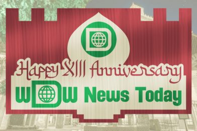 WDWNT Celebrates 13 Years Online Today; Join Us for Our 13-Hour Live Show Starting at 10AM!