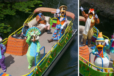 PHOTOS, VIDEO: Donald’s Dino Boat Bash! Sets Sail Along the Discovery River at Disney’s Animal Kingdom