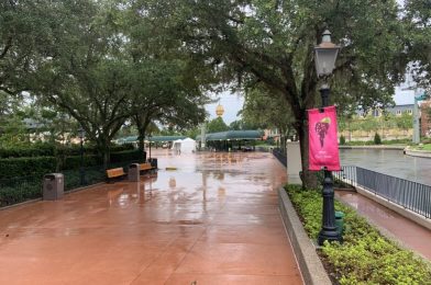 PHOTOS: First Look at New EPCOT International Gateway Temperature Screening Tents at Walt Disney World