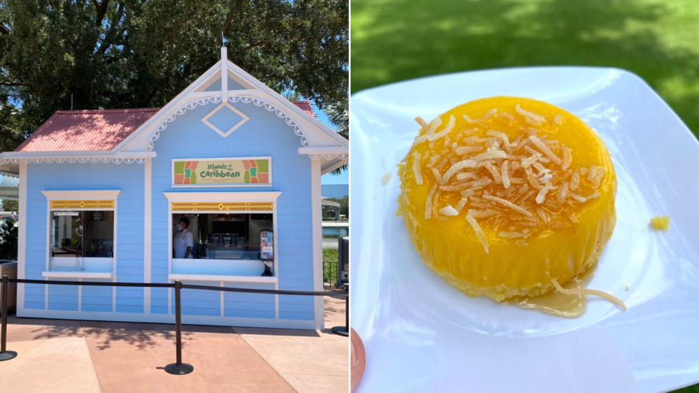 Review Islands Of The Caribbean Brings A Delicious New Flan To The Taste Of Epcot International Food Wine Festival Disney By Mark