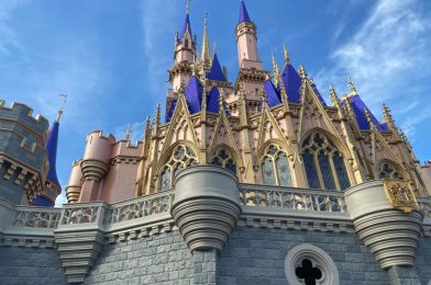 PHOTOS: Cinderella Castle Reimagining Nears Completion at the Magic Kingdom as Focus Moves to Rock Work