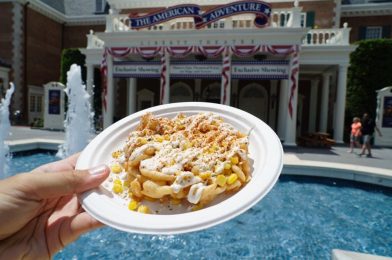 REVIEW: New Street Corn Funnel Cake at the Taste of EPCOT International Food & Wine Festival 2020