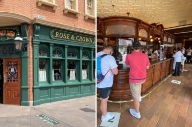 PHOTOS: New Socially Distanced Drinking at Rose & Crown Dining Room at EPCOT