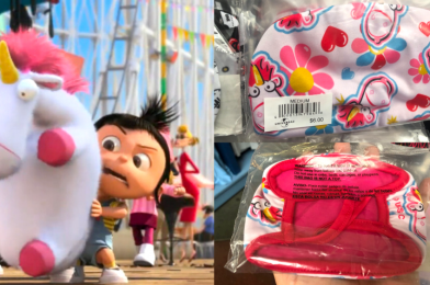 PHOTOS: New “Despicable Me” Fluffy Unicorn Face Mask Arrives at Universal Orlando Resort