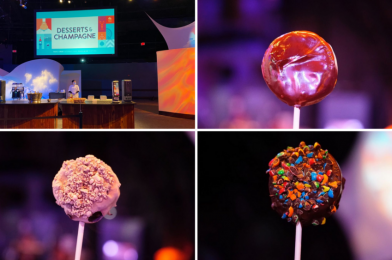REVIEW: Desserts & Champagne Marketplace Returns with Delicious Liquid Nitro Chocolate Cake Pops for the Taste of EPCOT International Food & Wine Festival 2020