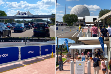 PHOTOS: First Look at New Temperature Screening Process and Arrival Experience at EPCOT