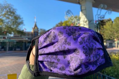 PHOTOS: New “The Haunted Mansion” Face Masks Materialize at Disney Parks