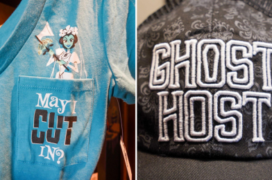 PHOTOS: New “The Haunted Mansion” Constance Hatchaway Bride Shirt and Ghost Host Hat Arrive at the Magic Kingdom