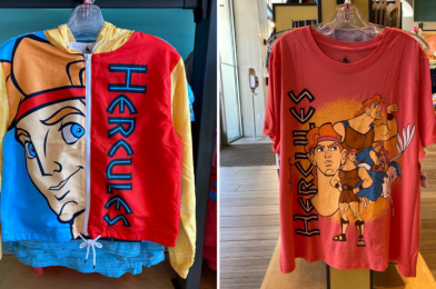 PHOTOS: New “Hercules” Windbreaker and T-Shirt Take You From Zero to Hero at Walt Disney World