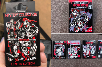 PHOTOS: New Halloween Horror Nights “30 Years 30 Fears” Magnet, Socks, and Limited Edition Mystery Collection Pin Box Arrive at Universal Studios Florida