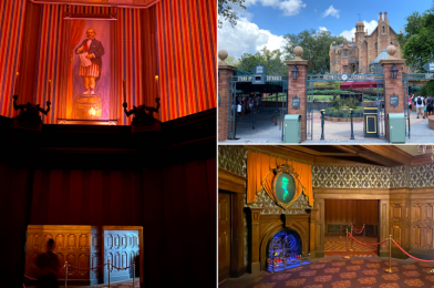 PHOTOS: The Haunted Mansion Materializes Modified Stretching Room Walk-Through Scene at the Magic Kingdom