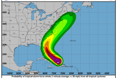 Isaias Upgraded to Hurricane Status Overnight, Tropical Storm Conditions Expected for Central Florida Beginning Saturday