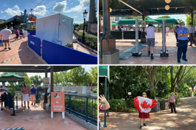 PHOTOS: First Look at International Gateway Arrival Experience, Security Screening, and Temperature Check at EPCOT