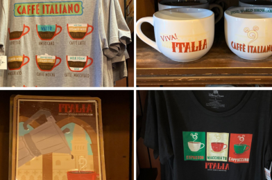 PHOTOS: Caffè Italiano Merchandise Line Now Discounted at the Italy Pavilion in EPCOT