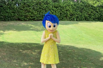 PHOTOS, VIDEO: Joy from “Inside Out” Frolics Through the Flowers in New Character Experience at EPCOT