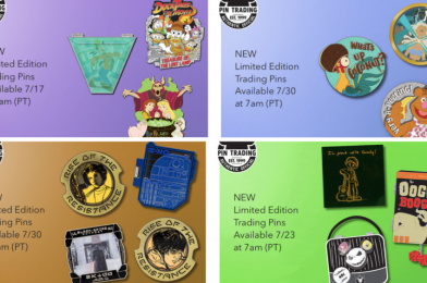 July 2020 Disney Parks Pin Releases:  Limited Edition “Atlantis: The Lost Empire”, “The Black Cauldron”, “DuckTales The Movie”, 20th Anniversary Countdown Pins, and More