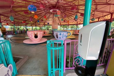 PHOTOS: Mad Tea Party Reopens at the Magic Kingdom with Few Modifications Besides Hand Sanitizer