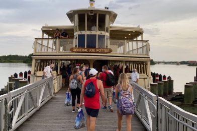 PHOTOS, VIDEO: Magic Kingdom Ferryboat Sets Sail Again With Enhanced Safety Precautions and Social Distancing
