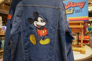 PHOTOS: New Mickey Mouse Embroidered Jean Jacket Arrives at Disney Springs